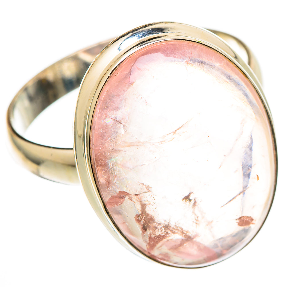 Rose Quartz Rings handcrafted by Ana Silver Co - RING101577