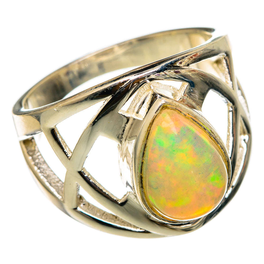 Ethiopian Opal Rings handcrafted by Ana Silver Co - RING101681