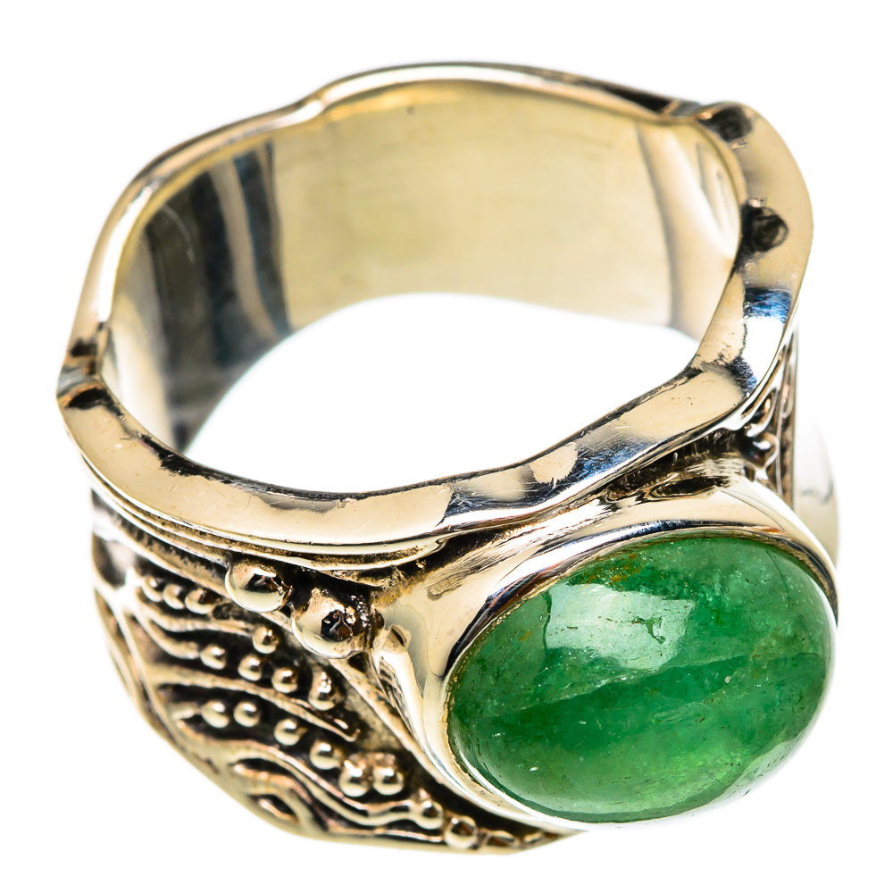 Green Tourmaline Rings handcrafted by Ana Silver Co - RING101729