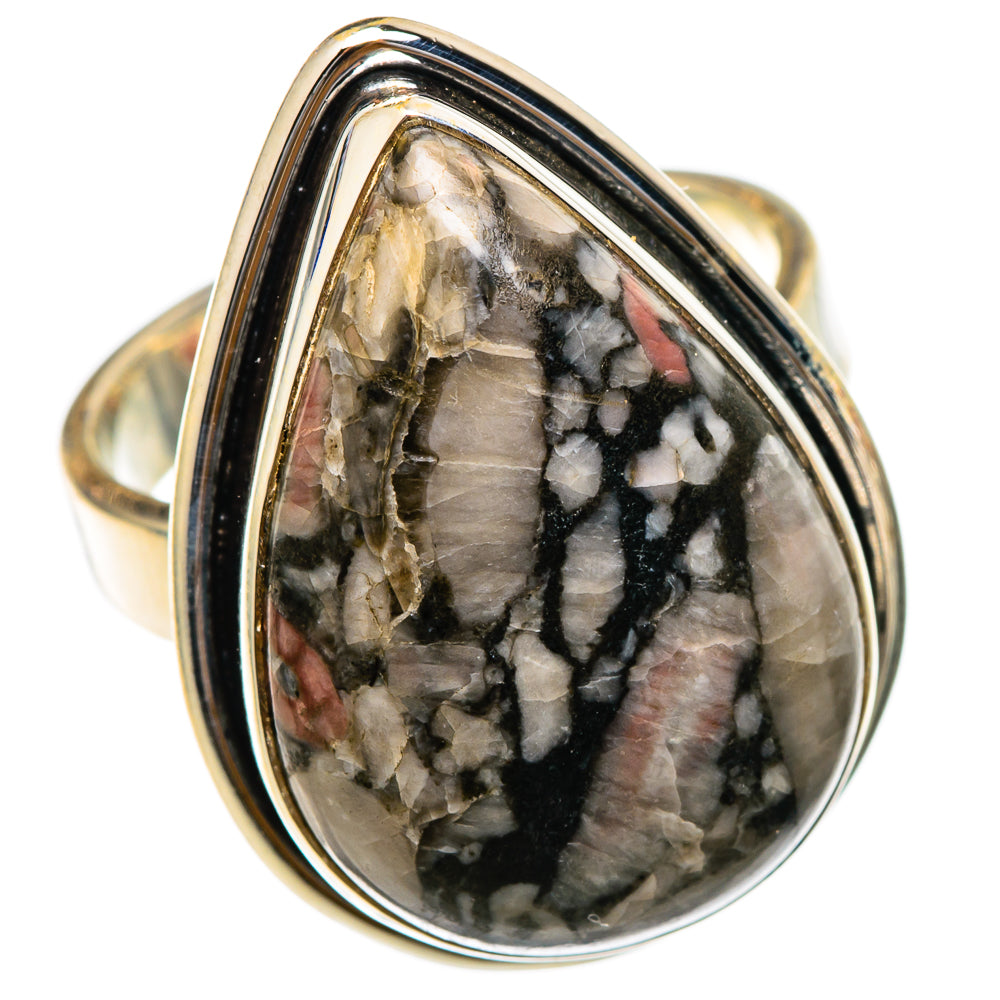 Crinoid Fossil Rings handcrafted by Ana Silver Co - RING101733 - Photo 2