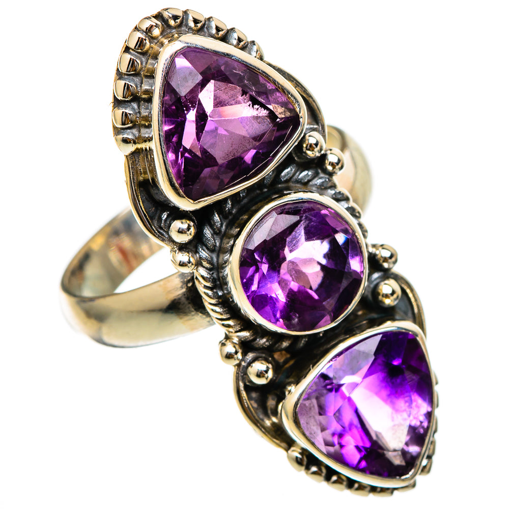 Amethyst Rings handcrafted by Ana Silver Co - RING101737