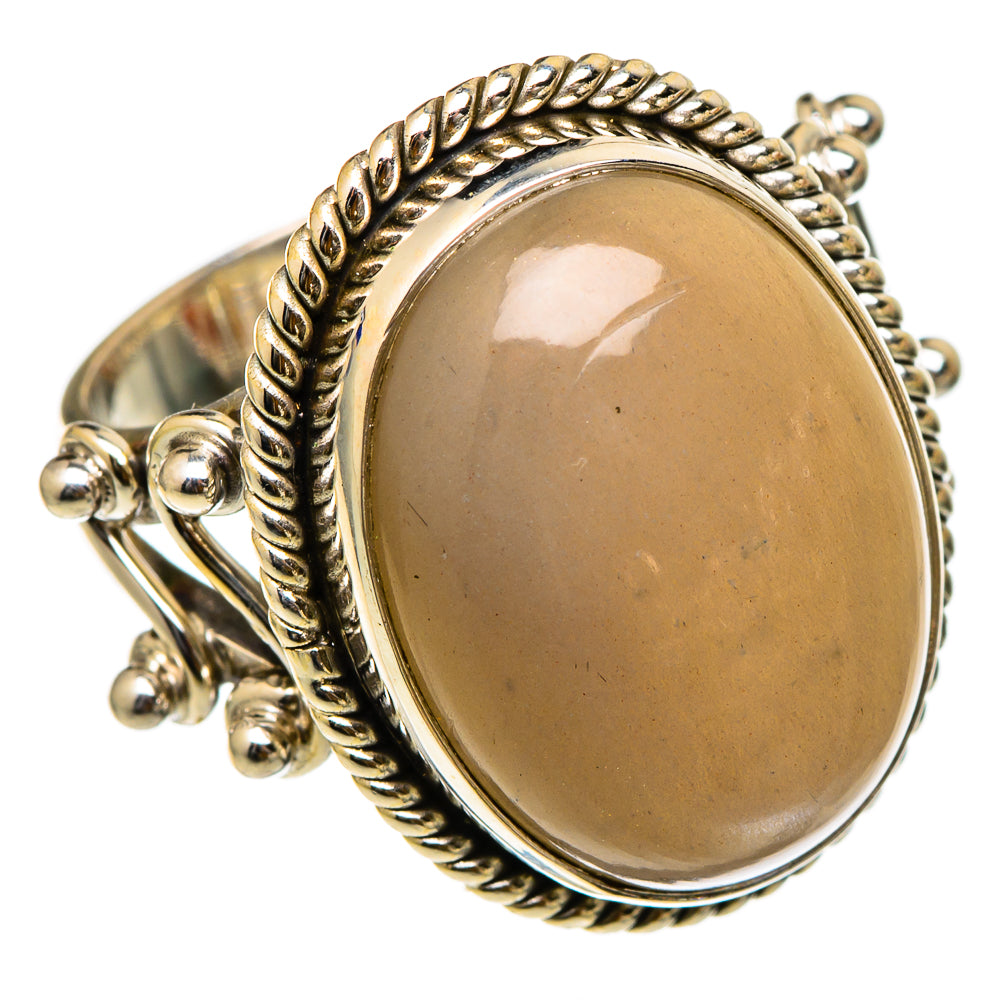 Gold Sheen Obsidian Rings handcrafted by Ana Silver Co - RING101752
