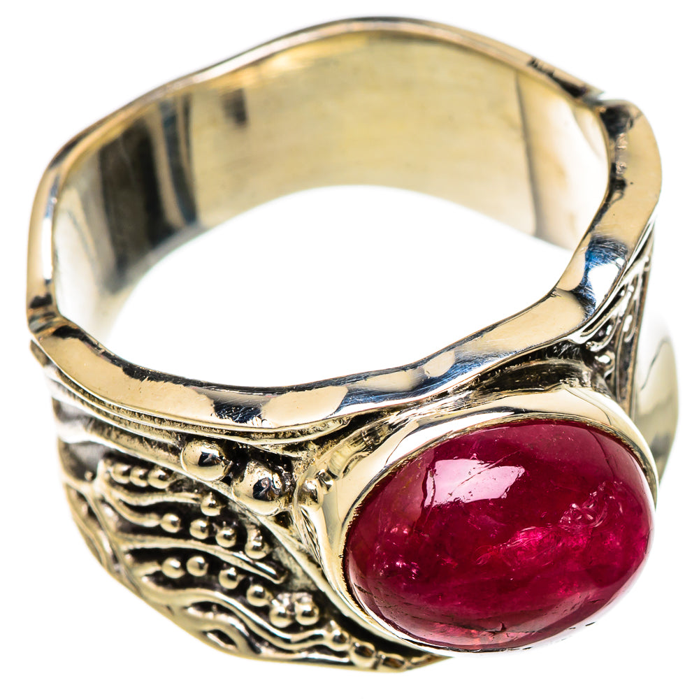 Pink Tourmaline Rings handcrafted by Ana Silver Co - RING101762