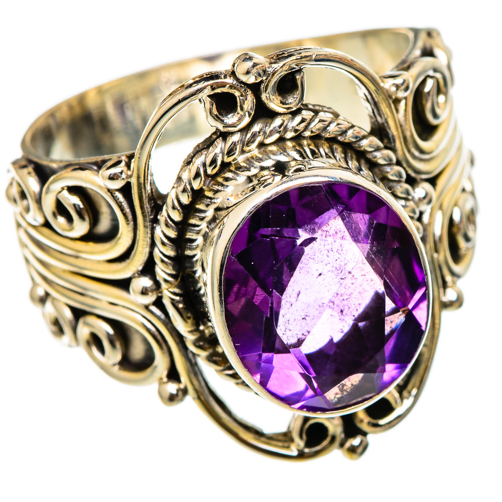Amethyst Rings handcrafted by Ana Silver Co - RING101781