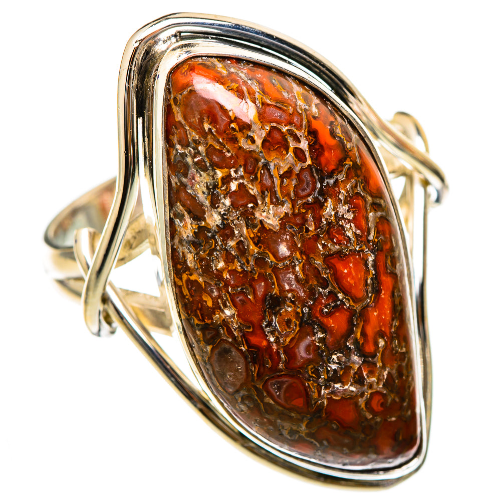 Dinosaur Bone Rings handcrafted by Ana Silver Co - RING101815