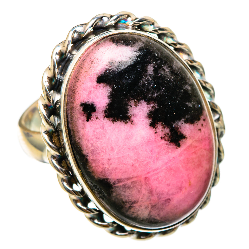 Rhodonite Rings handcrafted by Ana Silver Co - RING101819