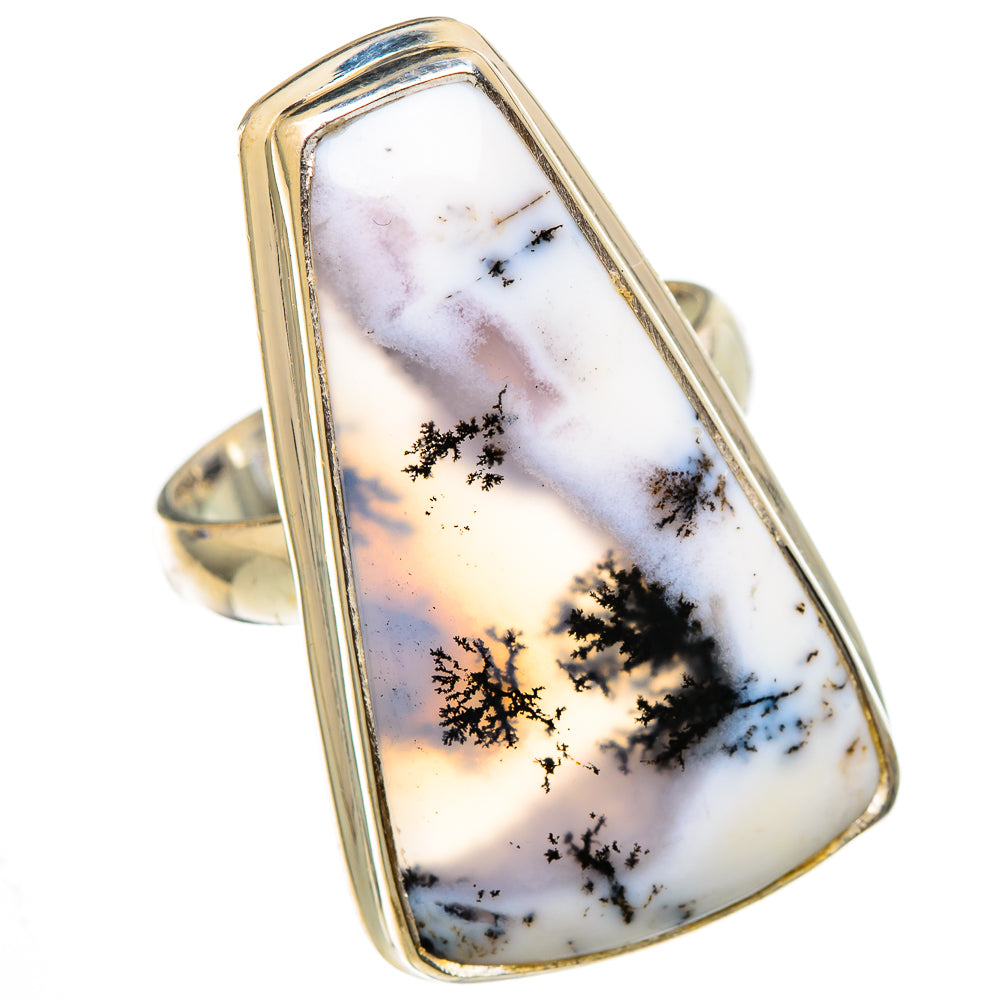 Dendritic Opal Rings handcrafted by Ana Silver Co - RING101866
