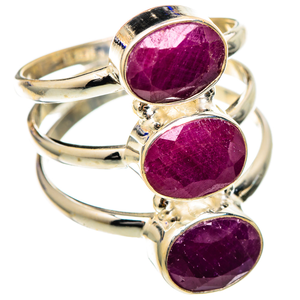 Ruby Rings handcrafted by Ana Silver Co - RING101890 - Photo 2