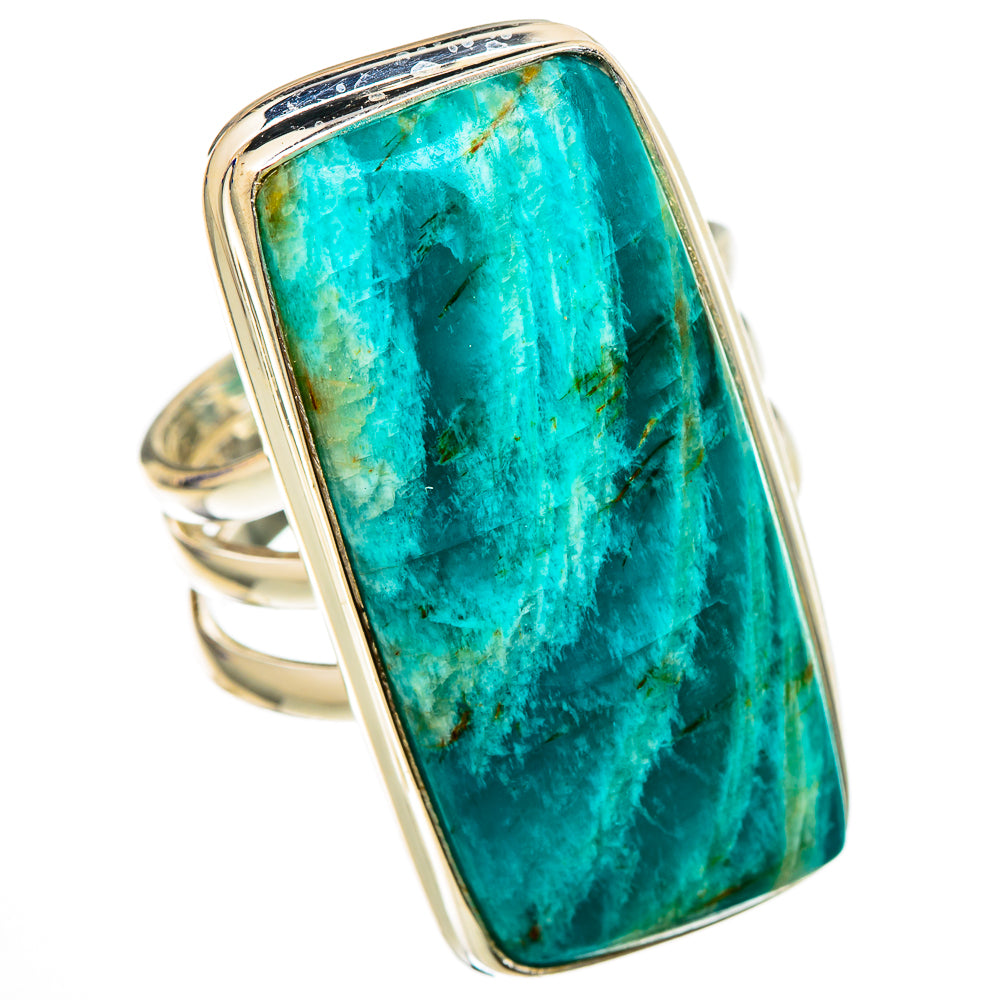Amazonite Rings handcrafted by Ana Silver Co - RING101910