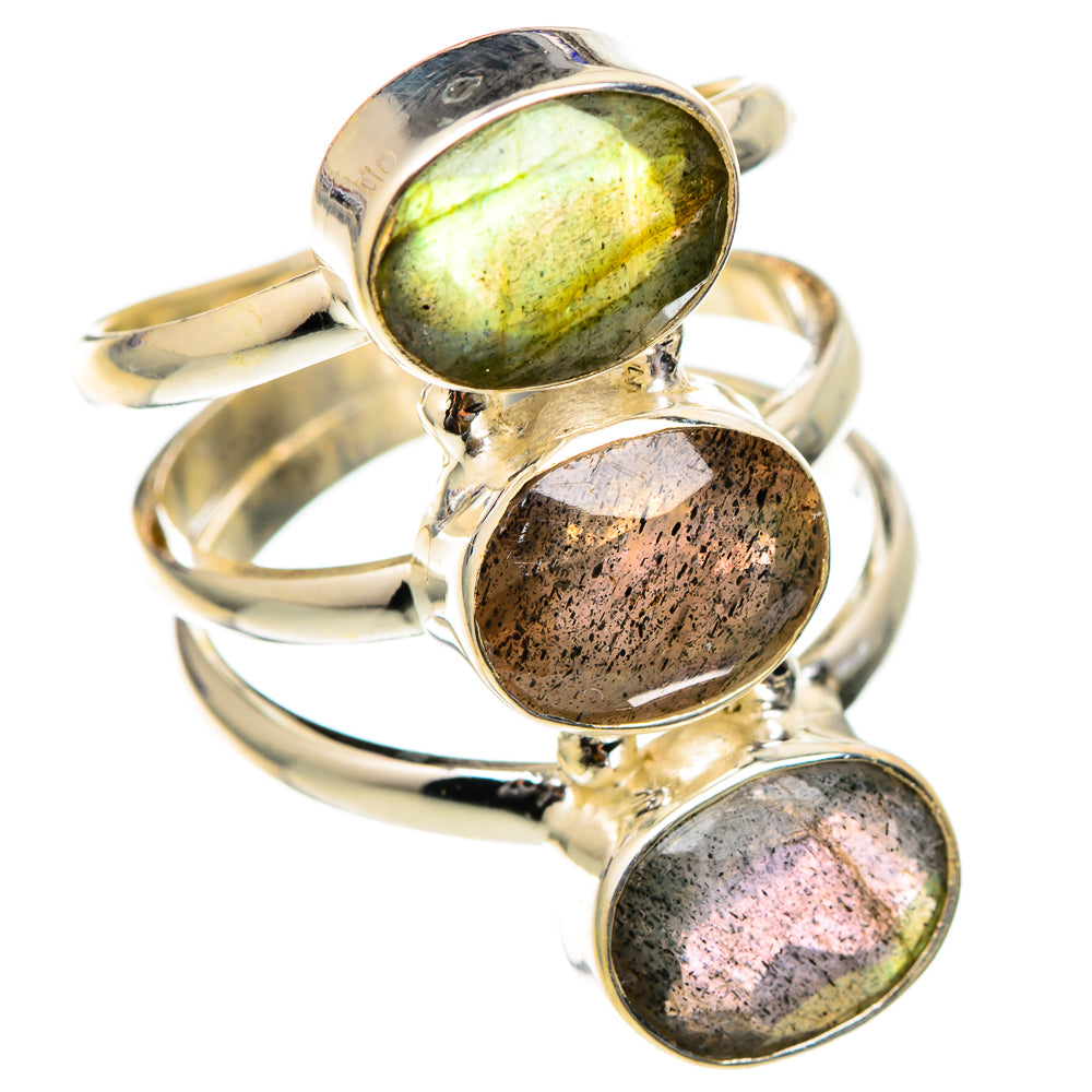 Labradorite Rings handcrafted by Ana Silver Co - RING101913