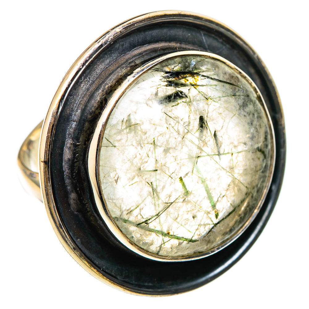 Tourmalinated Quartz Rings handcrafted by Ana Silver Co - RING101923