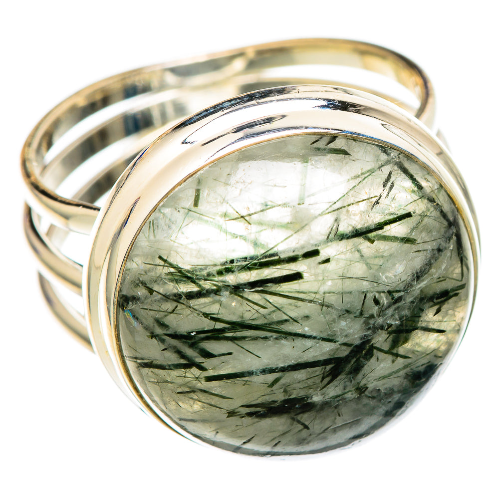 Tourmalinated Quartz Rings handcrafted by Ana Silver Co - RING101924 - Photo 2