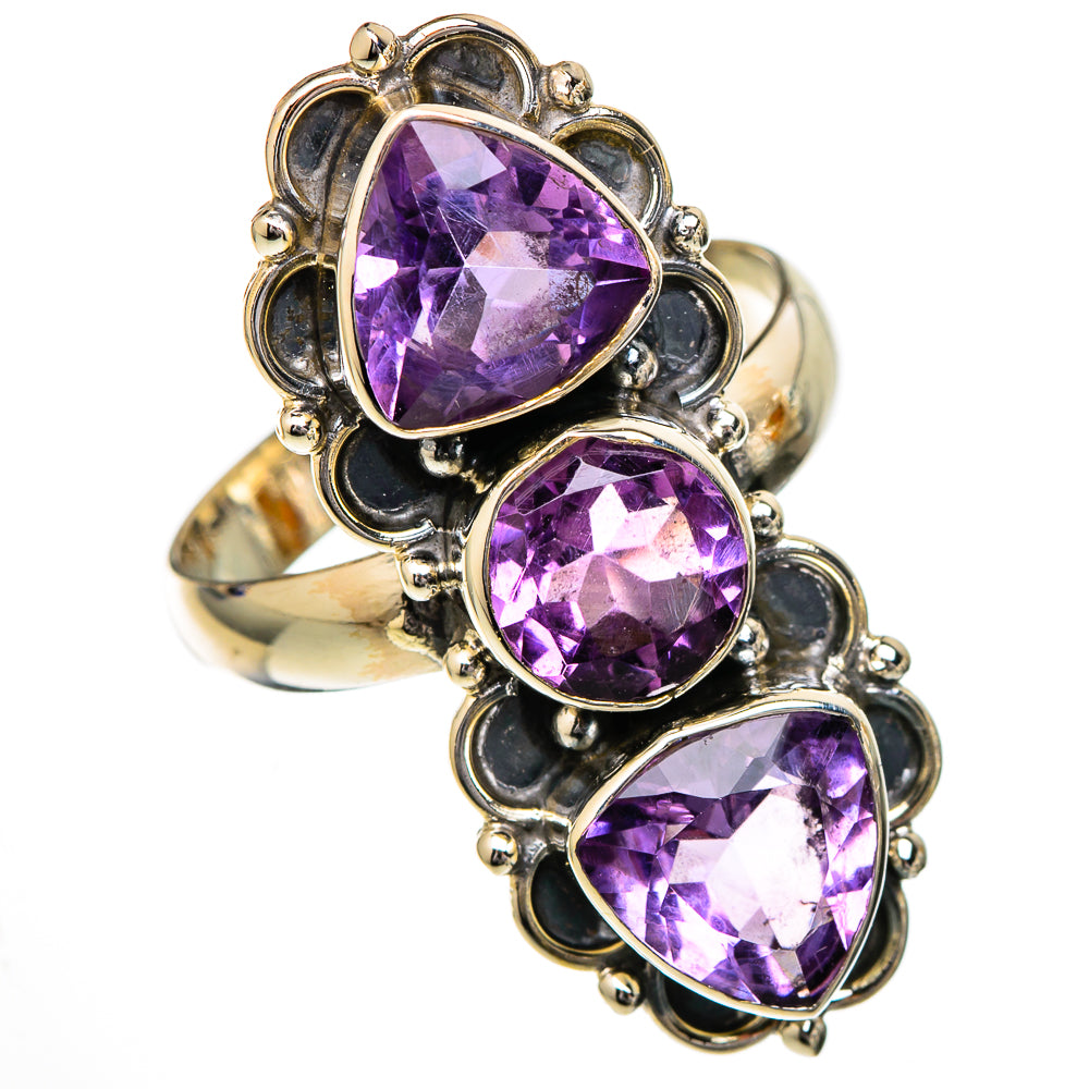 Amethyst Rings handcrafted by Ana Silver Co - RING101943