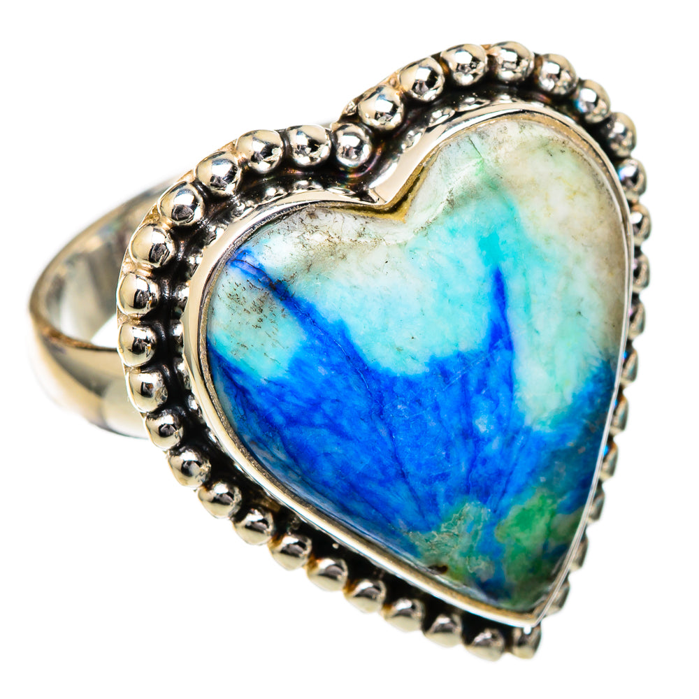 Blue Howlite Rings handcrafted by Ana Silver Co - RING101962