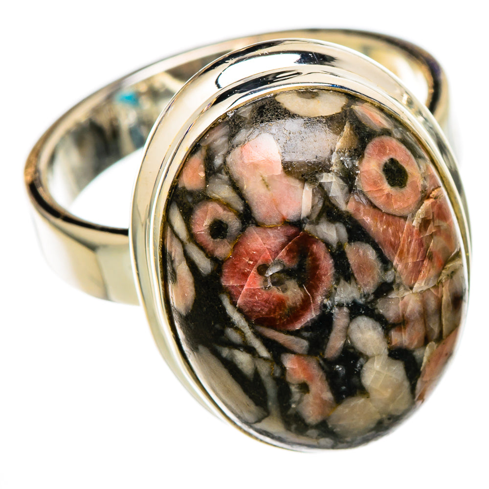 Crinoid Fossil Rings handcrafted by Ana Silver Co - RING101992