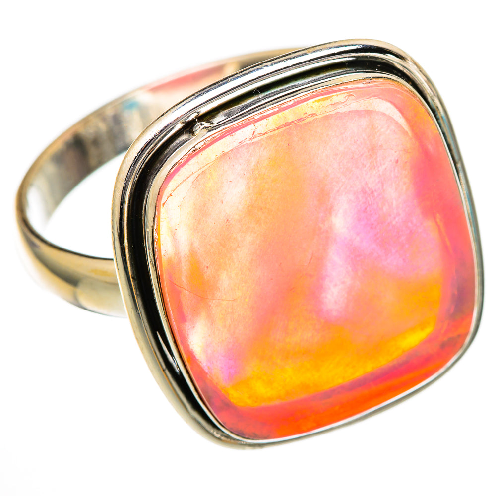 Aura Opal Rings handcrafted by Ana Silver Co - RING102028