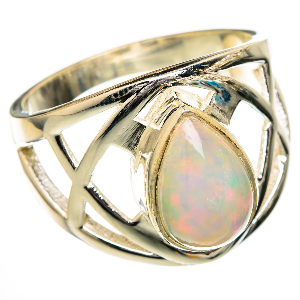 Ethiopian Opal Rings handcrafted by Ana Silver Co - RING102063