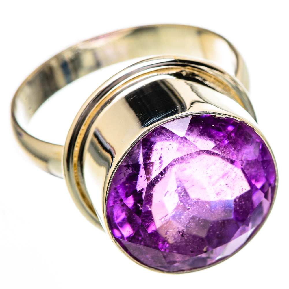 Amethyst Rings handcrafted by Ana Silver Co - RING102238 - Photo 2