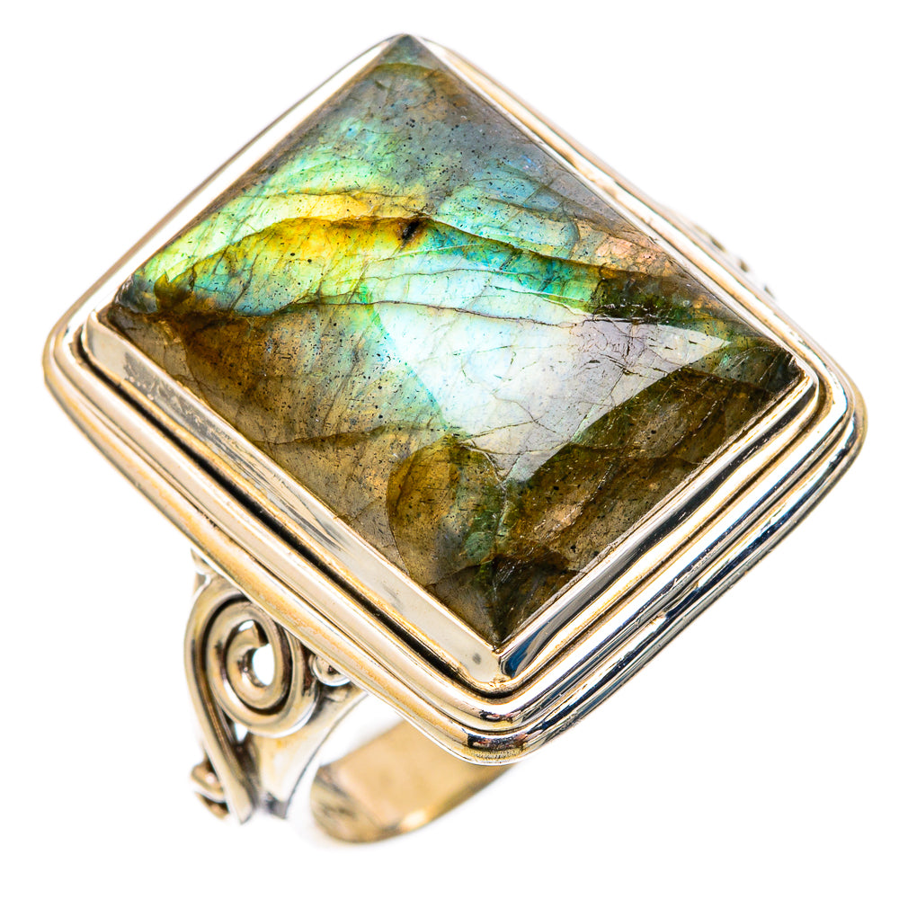 Labradorite Rings handcrafted by Ana Silver Co - RING102304