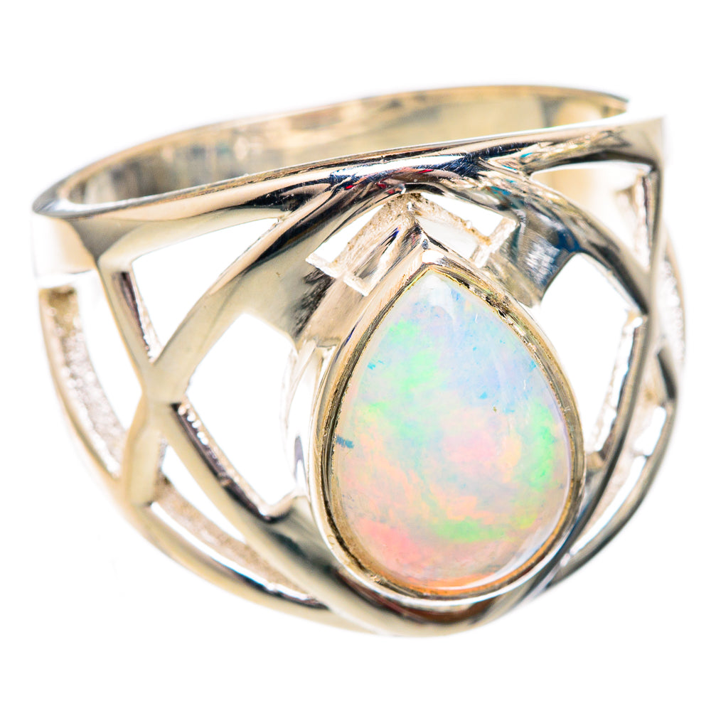 Ethiopian Opal Rings handcrafted by Ana Silver Co - RING102347