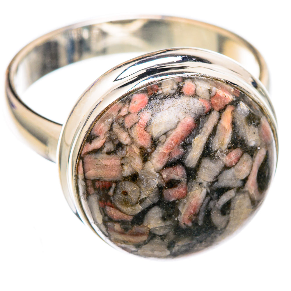 Crinoid Fossil Rings handcrafted by Ana Silver Co - RING102393 - Photo 2
