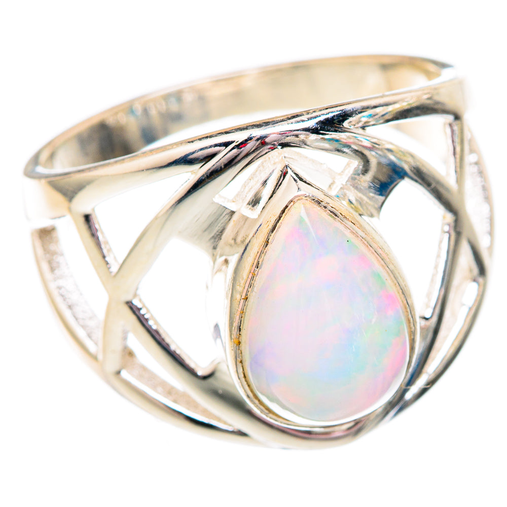 Ethiopian Opal Rings handcrafted by Ana Silver Co - RING102500