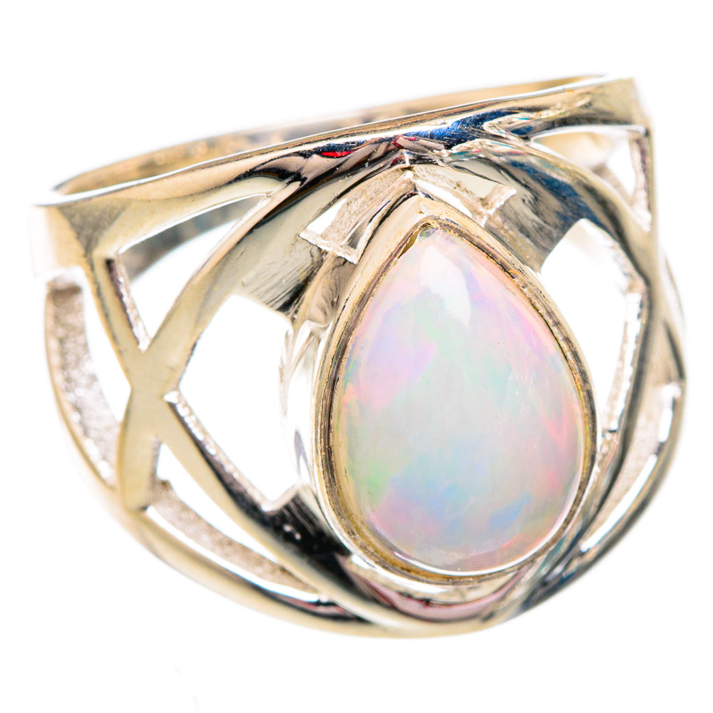 Ethiopian Opal Rings handcrafted by Ana Silver Co - RING102512