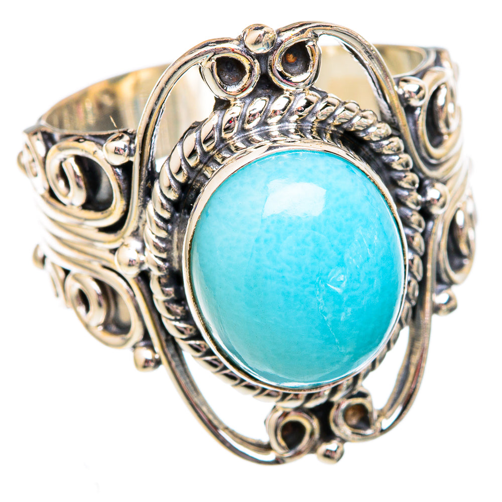 Larimar Rings handcrafted by Ana Silver Co - RING102518