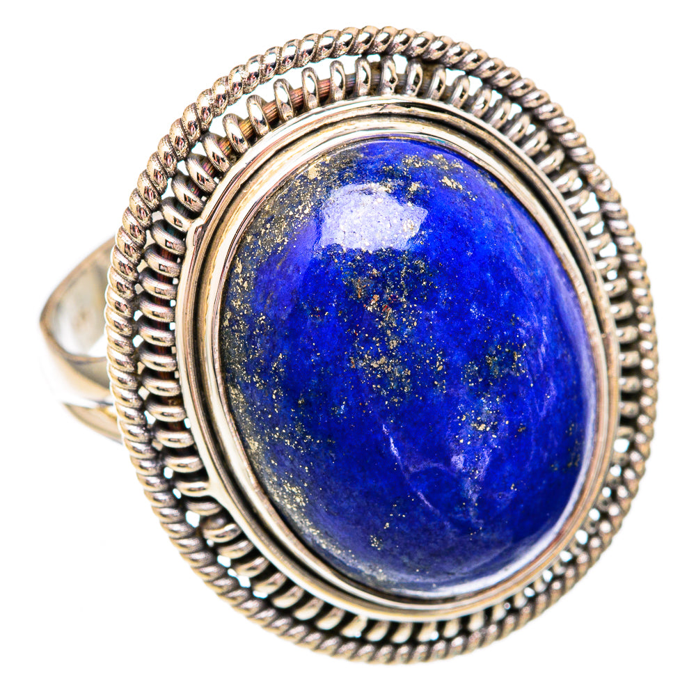 Lapis Lazuli Rings handcrafted by Ana Silver Co - RING102536 - Photo 2