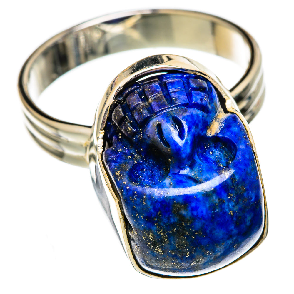 Lapis Lazuli Rings handcrafted by Ana Silver Co - RING102593 - Photo 2