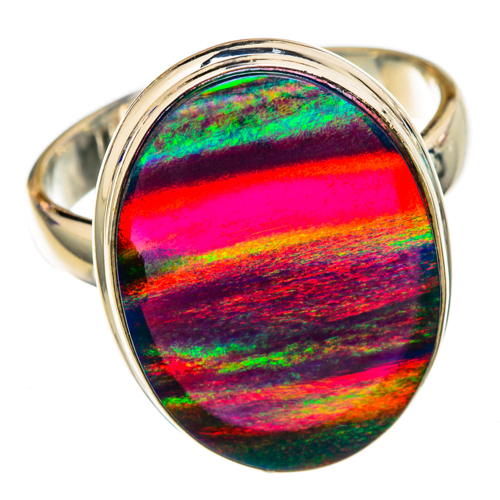Aura Opal Rings handcrafted by Ana Silver Co - RING102634