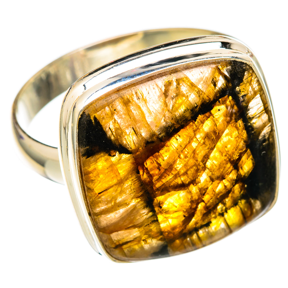 Chiastolite Rings handcrafted by Ana Silver Co - RING102641 - Photo 2