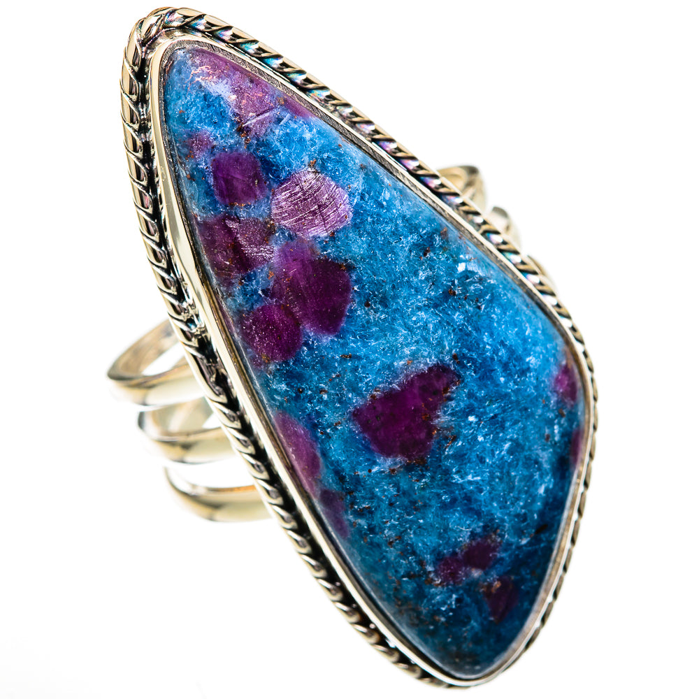 Ruby Fuchsite Rings handcrafted by Ana Silver Co - RING102726