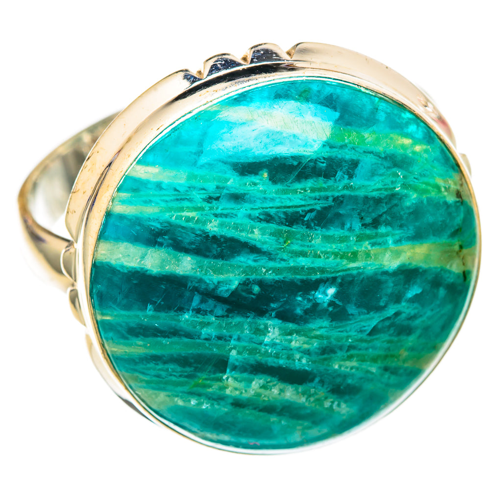 Amazonite Rings handcrafted by Ana Silver Co - RING102777 - Photo 2