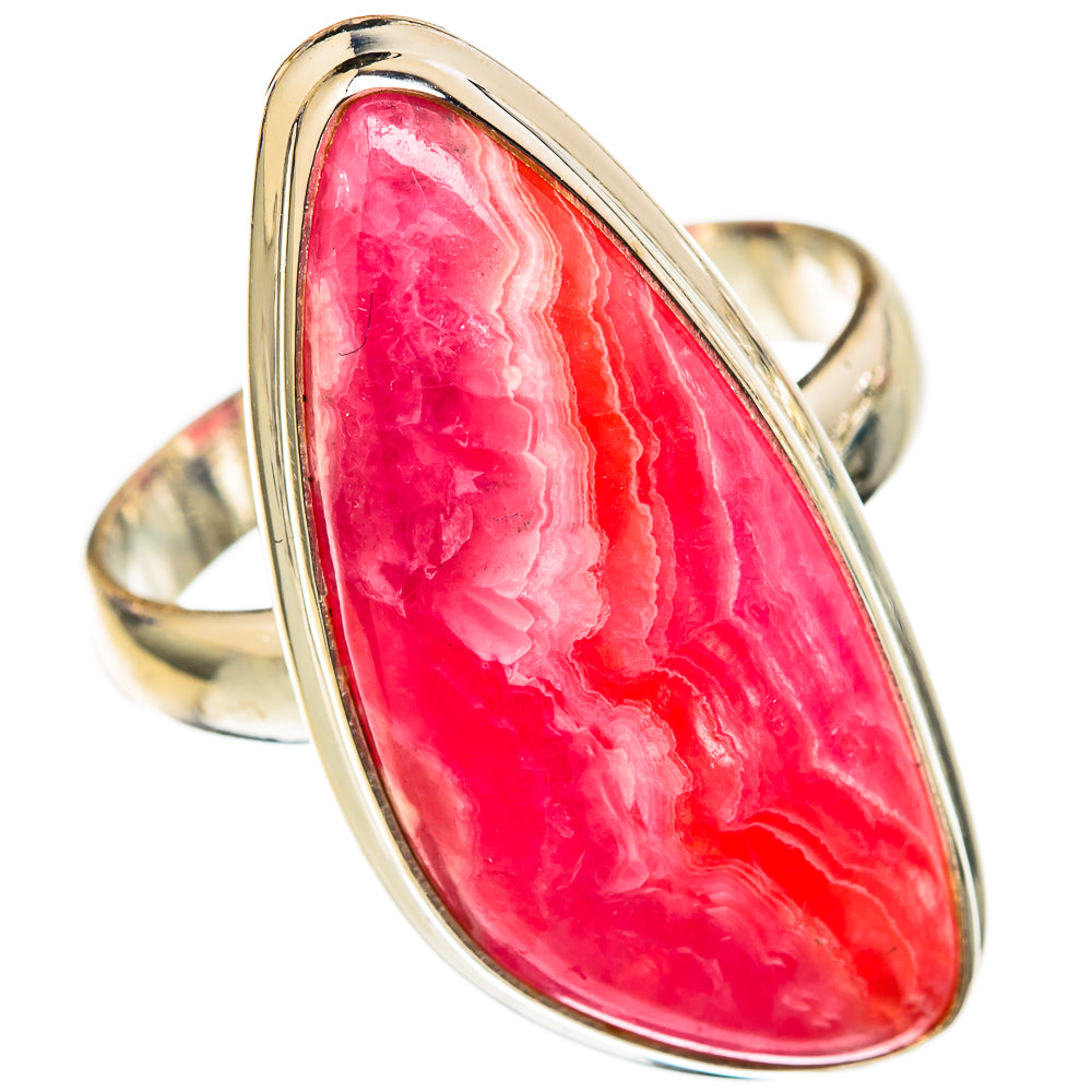 Rhodochrosite Rings handcrafted by Ana Silver Co - RING102788 - Photo 2