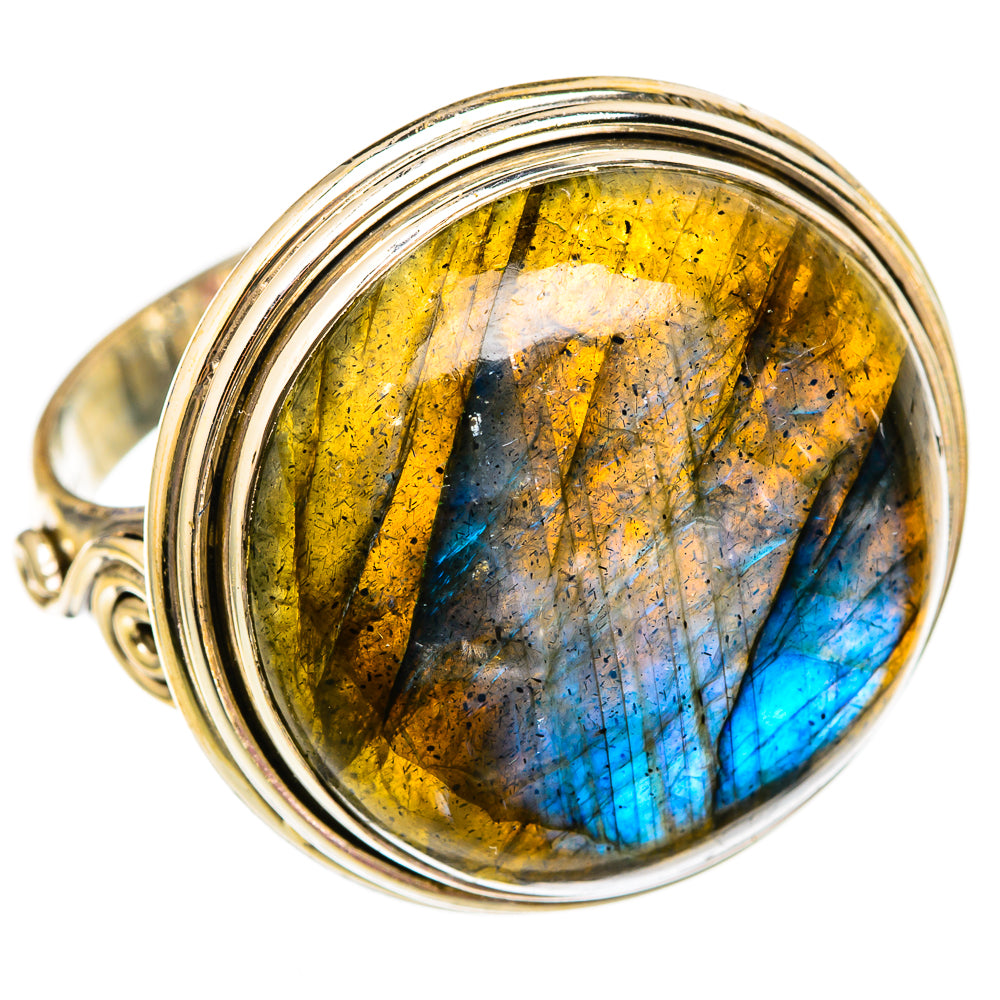 Labradorite Rings handcrafted by Ana Silver Co - RING102813
