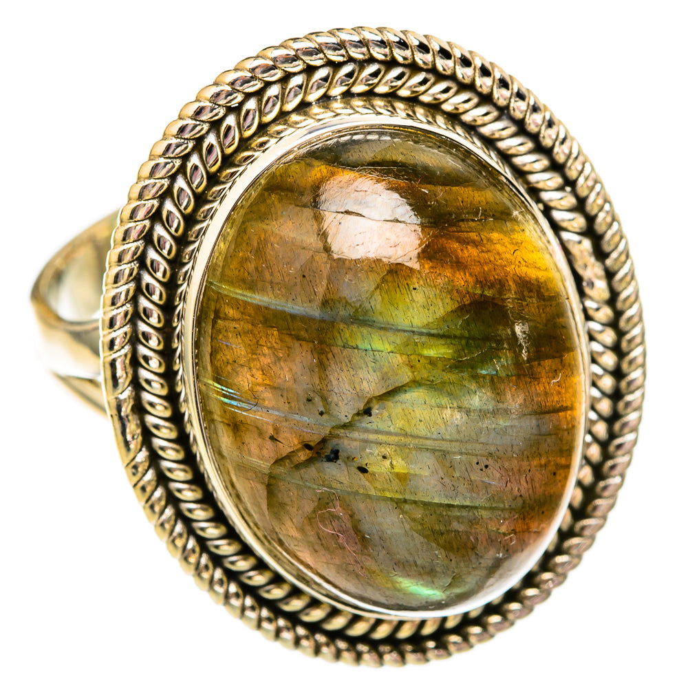 Labradorite Rings handcrafted by Ana Silver Co - RING102816 - Photo 2
