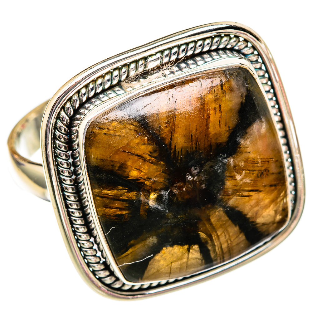 Chiastolite Rings handcrafted by Ana Silver Co - RING102859 - Photo 2