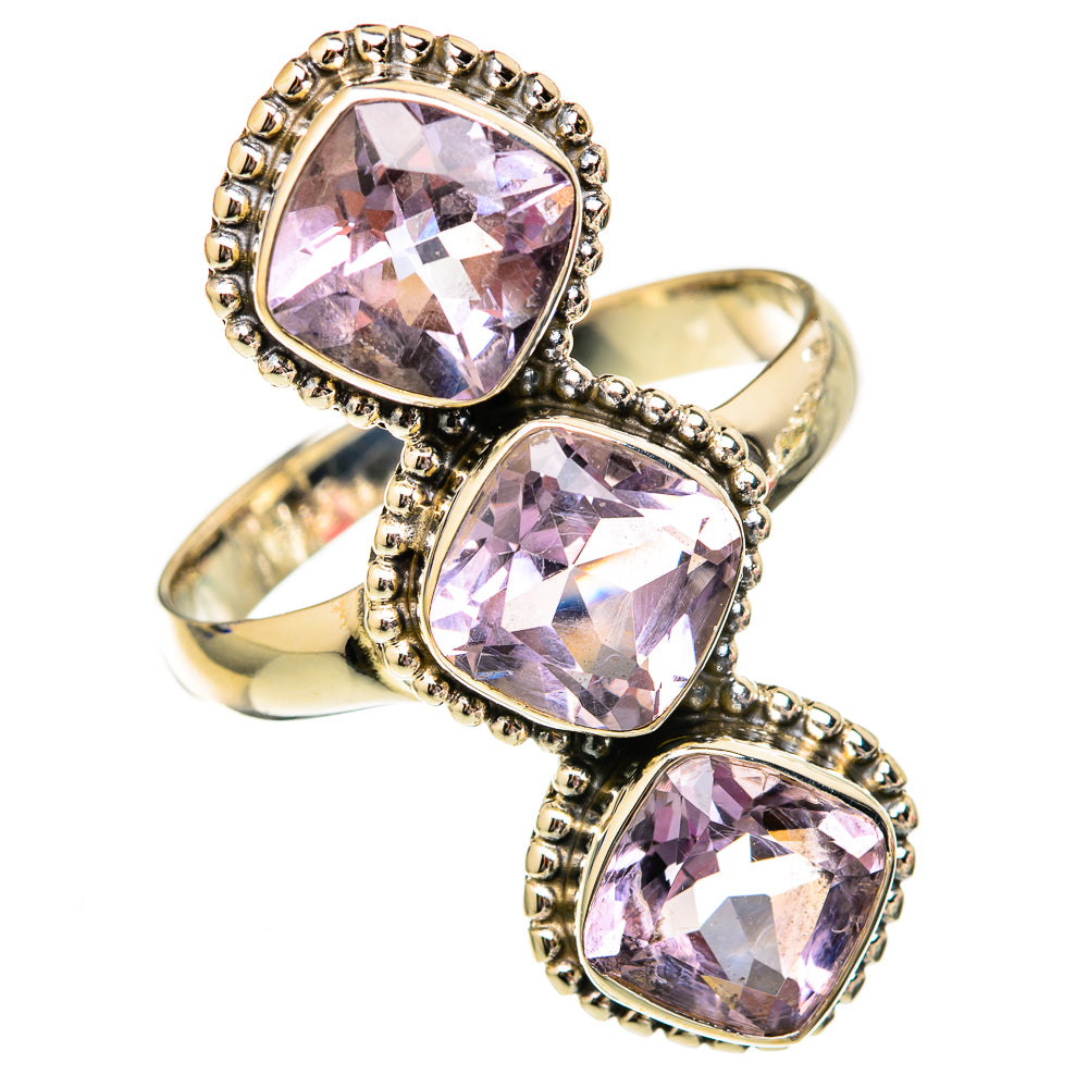 Kunzite Rings handcrafted by Ana Silver Co - RING102865