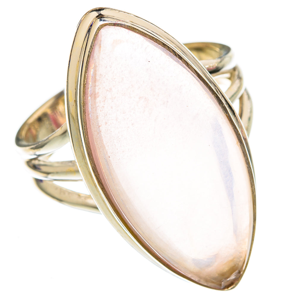 Rose Quartz Rings handcrafted by Ana Silver Co - RING102901