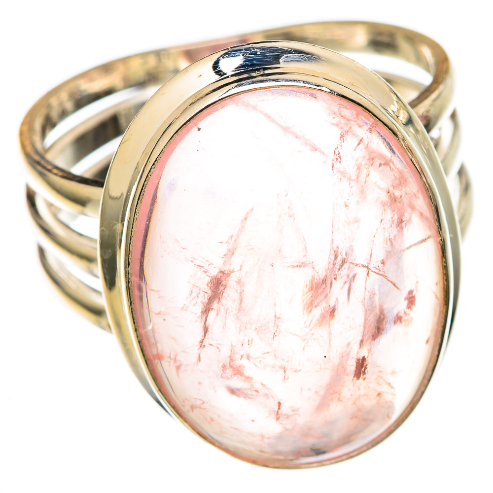 Rose Quartz Rings handcrafted by Ana Silver Co - RING102902 - Photo 2