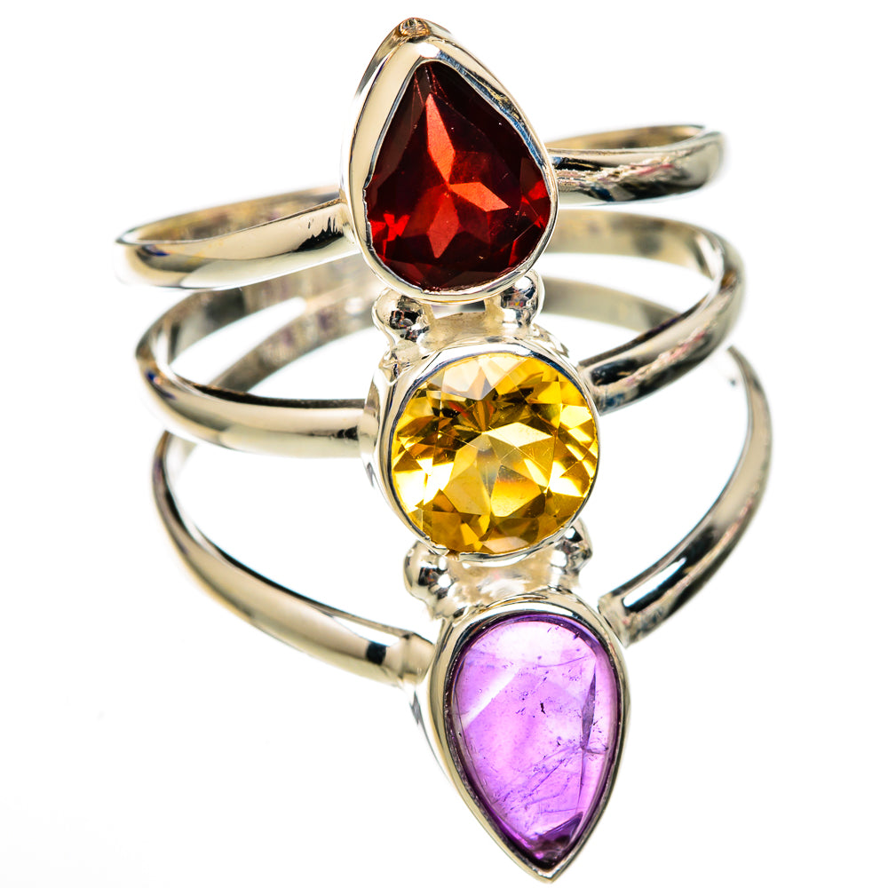 Garnet Rings handcrafted by Ana Silver Co - RING102912