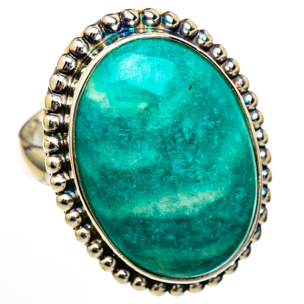 Amazonite Rings handcrafted by Ana Silver Co - RING103011 - Photo 2