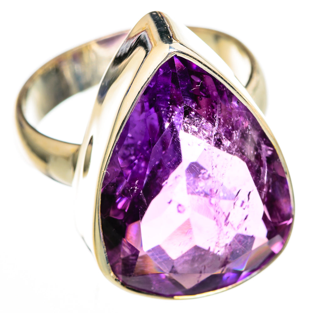 Amethyst Rings handcrafted by Ana Silver Co - RING103026 - Photo 2