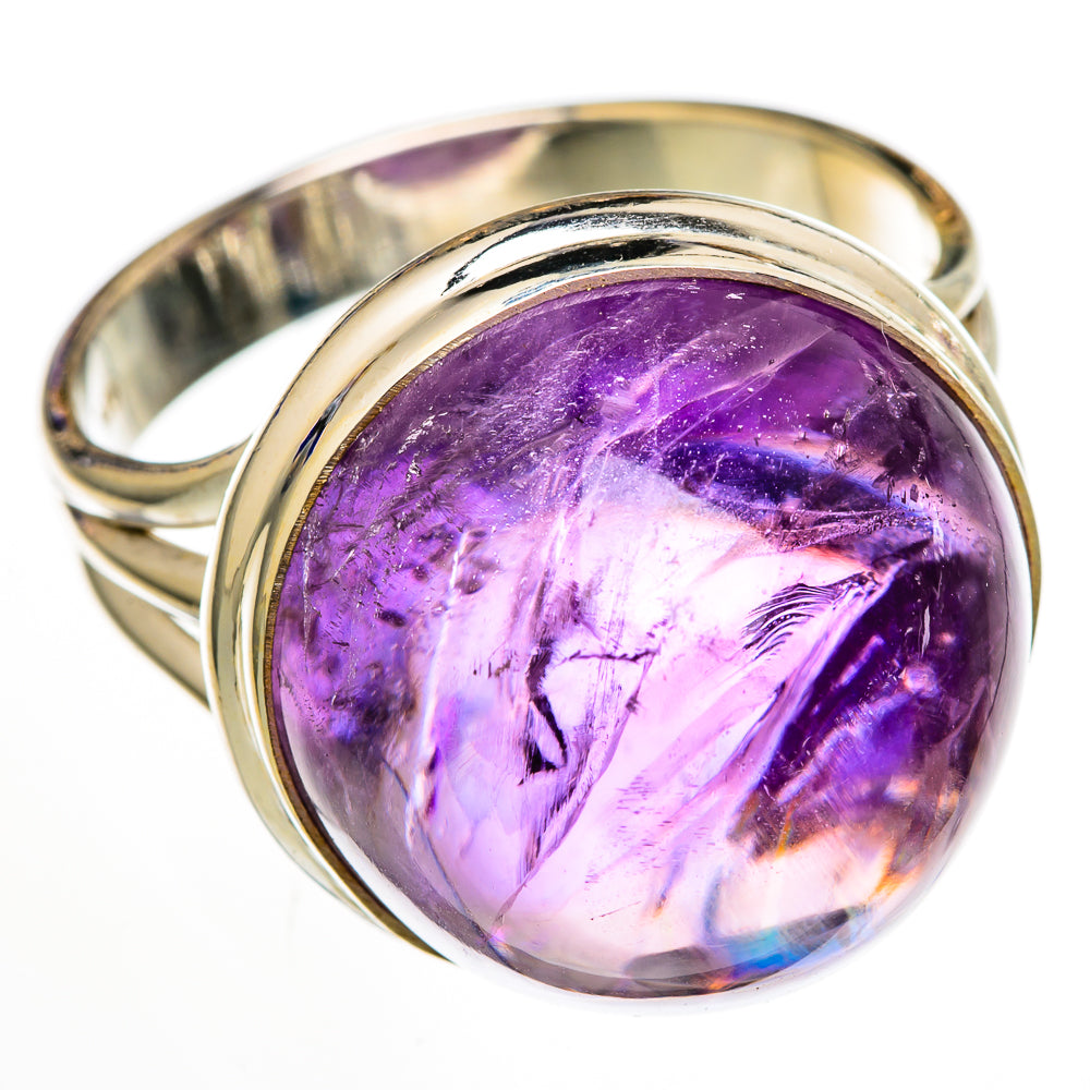 Amethyst Rings handcrafted by Ana Silver Co - RING103034 - Photo 2