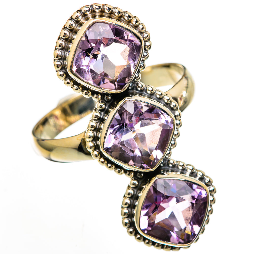 Amethyst Rings handcrafted by Ana Silver Co - RING103037 - Photo 2