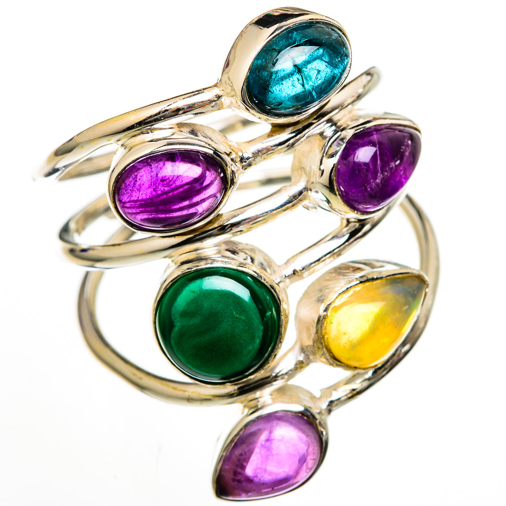 Malachite Rings handcrafted by Ana Silver Co - RING103043