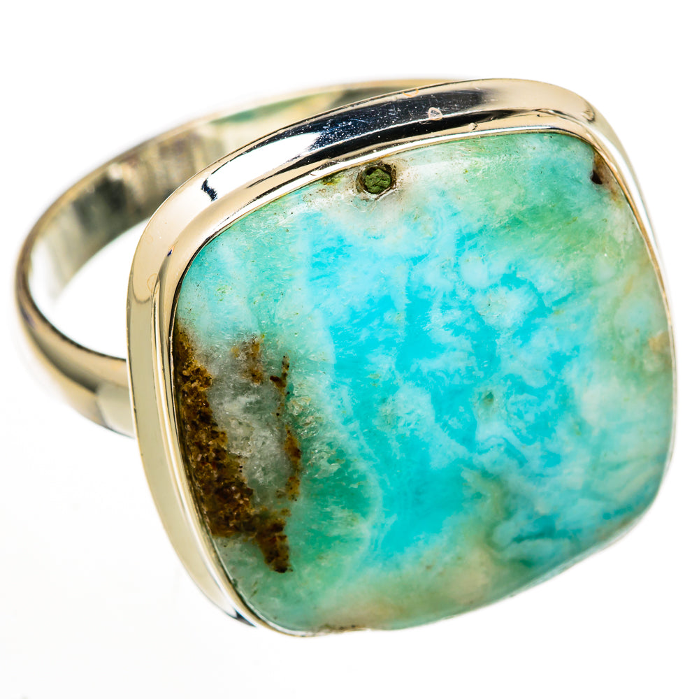 Larimar Rings handcrafted by Ana Silver Co - RING103053 - Photo 2