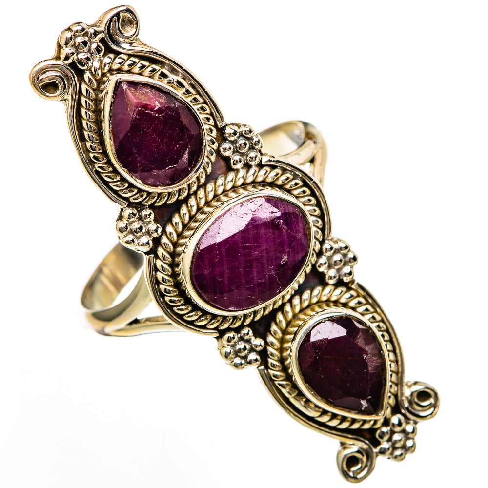 Ruby Rings handcrafted by Ana Silver Co - RING103073 - Photo 2