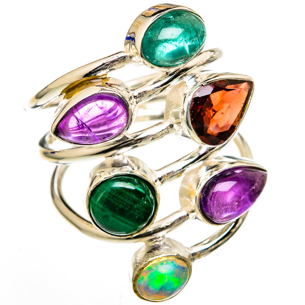 Malachite Rings handcrafted by Ana Silver Co - RING103149